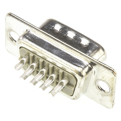 HARTING 9 Way Panel Mount D-sub Connector Plug, 2.77mm Pitch