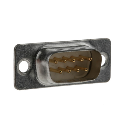 HARTING 9 Way Panel Mount D-sub Connector Plug, 2.77mm Pitch