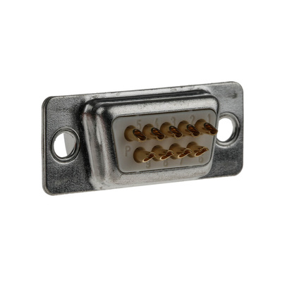 HARTING 9 Way Panel Mount D-sub Connector Plug, 2.77mm Pitch