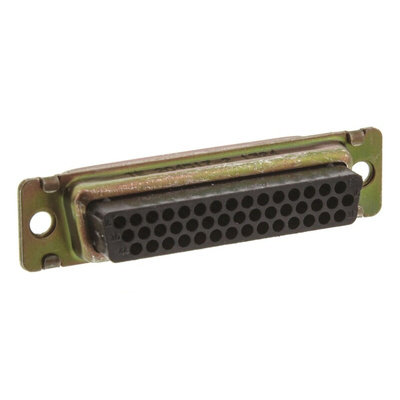 TE Connectivity Amplimite 90 44 Way Cable Mount D-sub Connector Plug