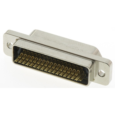 ITT Cannon MDM 51 Way Panel Mount D-sub Connector Socket, 1.27mm Pitch