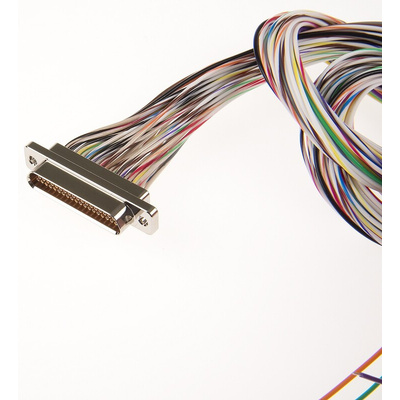 ITT Cannon MDM 37 Way Cable Mount D-sub Connector Socket, 1.27mm Pitch