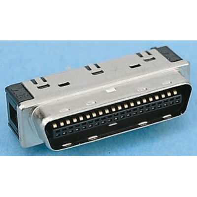3M 101 40 Way Cable Mount D-sub Connector Plug, 1.27mm Pitch