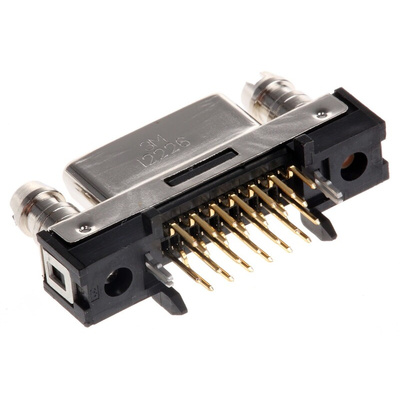 3M SDR 122 26 Way Through Hole D-sub Connector Socket, 0.8mm Pitch