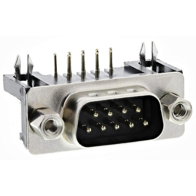 Wurth Elektronik 618 9 Way Right Angle Through Hole D-sub Connector Plug, 2.77mm Pitch