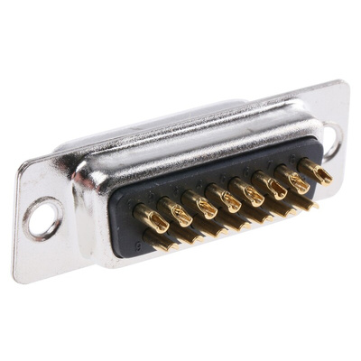 MH Connectors MHDM 15 Way Cable Mount D-sub Connector Socket, 2.77mm Pitch