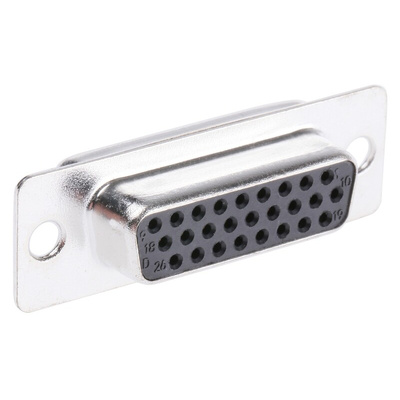 MH Connectors MHDDS 26 Way Cable Mount D-sub Connector Socket, 2.99mm Pitch