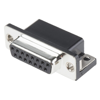 MH Connectors MHDD 15 Way Right Angle Through Hole D-sub Connector Socket, 2.77mm Pitch