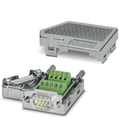 Phoenix Contact SUBCON-PLUS 9 Way 35 ° Cable Mount D-sub Connector Plug