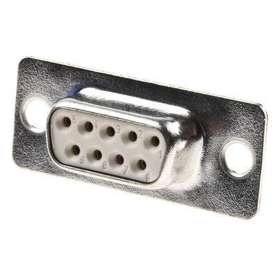 FCT from Molex F 9 Way Panel Mount D-sub Connector Socket, 2.84mm Pitch