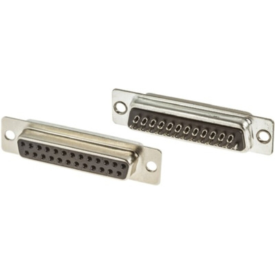MH Connectors MHDM 37 Way Cable Mount D-sub Connector Socket, 2.77mm Pitch