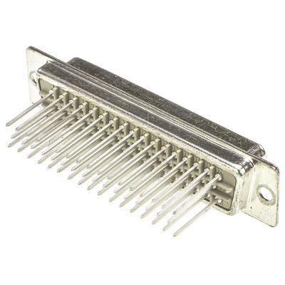 HARTING 0967 50 Way Panel Mount D-sub Connector Socket, 2.76mm Pitch