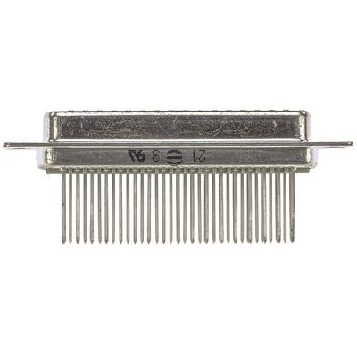 HARTING 0967 50 Way Panel Mount D-sub Connector Socket, 2.76mm Pitch