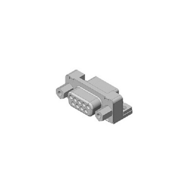 JAE D-Sub 9 Way Right Angle Through Hole D-sub Connector Socket, with 4-40 UNC Screwlocks