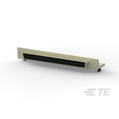 TE Connectivity Amplimite 0.50 100 Way Right Angle Through Hole D-sub Connector Socket, 1.27mm Pitch