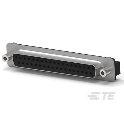 TE Connectivity Amplimite HD-20 37 Way Through Hole D-sub Connector Socket, 2.77mm Pitch