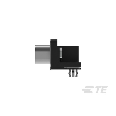 TE Connectivity 9 Way Right Angle Through Hole D-sub Connector Socket, 2.74mm Pitch