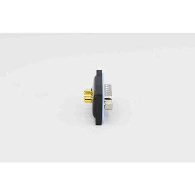 Norcomp CDFV 3 Way Vertical PCB D-sub Connector Plug, 6.85mm Pitch, with 4-40 Screw Locks