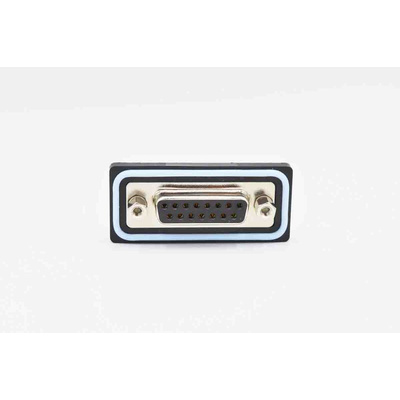 Norcomp CDFV 7 Way Vertical PCB D-sub Connector Socket, 2.77mm Pitch, with 4-40 Screw Locks