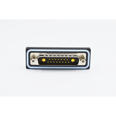Norcomp CDF 25 Way Right Angle Solder D-sub Connector Plug, 2.77mm Pitch, with 4-40 Screw Locks