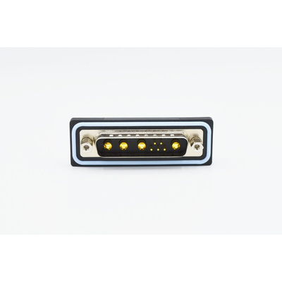 Norcomp CDF 25 Way Vertical Solder D-sub Connector Plug, 2.77mm Pitch, with 4-40 Boardlocks