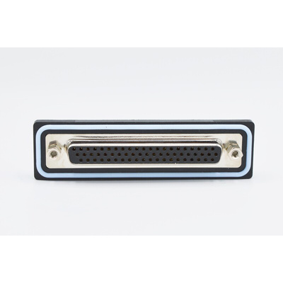 Norcomp HDF 62 Way Right Angle Solder D-sub Connector Socket, 2.41mm Pitch, with 4-40 Boardlocks