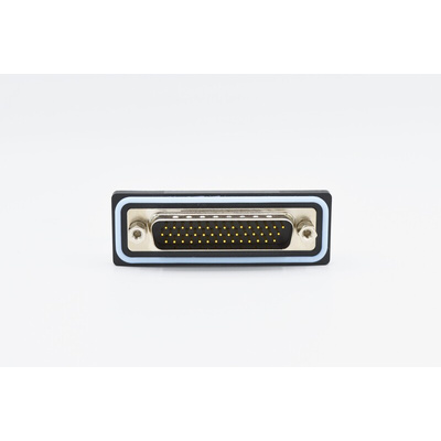 Norcomp HDF 44 Way Vertical Solder D-sub Connector Plug, 2.29mm Pitch, with 4-40 Boardlocks