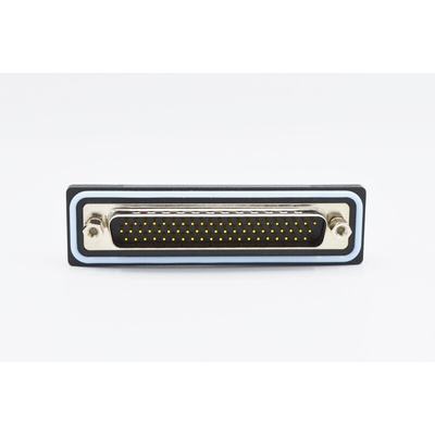 Norcomp HDF 62 Way Vertical Solder D-sub Connector Plug, 2.41mm Pitch, with 4-40 Boardlocks