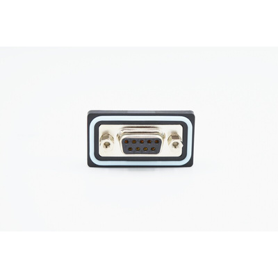 Norcomp SDF 9 Way Right Angle D-sub Connector Socket, 2.74mm Pitch, with 4-40 Boardlocks, Brackets