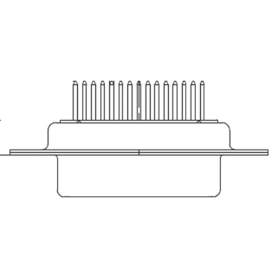 FCT from Molex 172704 15 Way D-sub Connector Socket, 2.84mm Pitch