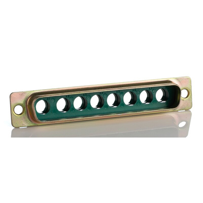 Amphenol ICC DMW 8 Way Cable Mount D-sub Connector Plug