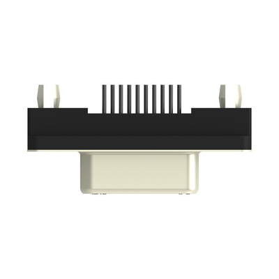 2317171 15 Way Through Hole D-sub Connector Receptacle, 2.29mm Pitch, with Through Hole