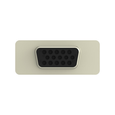2317171 15 Way Through Hole D-sub Connector Receptacle, 2.29mm Pitch, with Through Hole