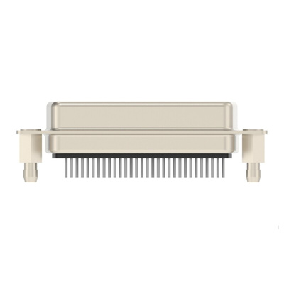 44 Way Vertical PCB D-sub Connector Plug, 2.77mm Pitch, with Boardlock