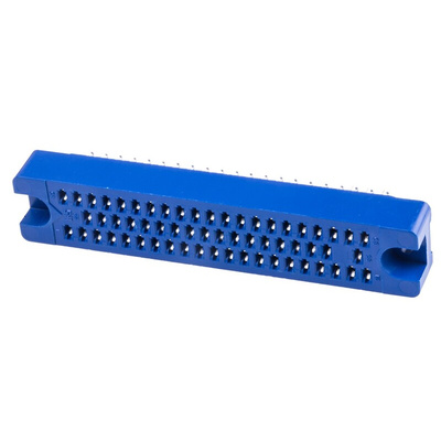 Hirose 1600 60 Way Cable Mount D-sub Connector Socket, 2.5mm Pitch