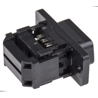 ASSMANN WSW A-DSF 9 Way Right Angle Cable Mount D-sub Connector Plug, 2.54mm Pitch