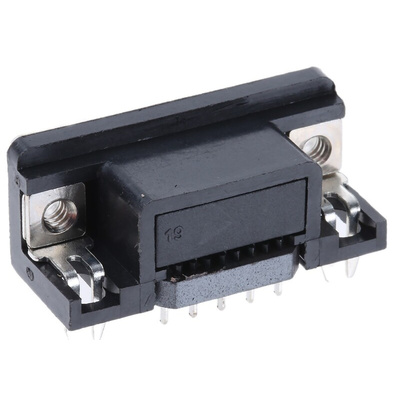 ASSMANN WSW A-DF 9 Way Right Angle Through Hole D-sub Connector Socket, 2.77mm Pitch