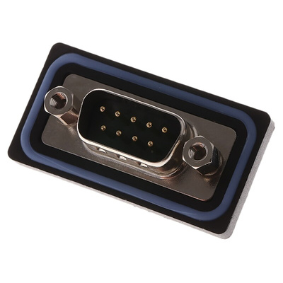 ASSMANN WSW A-DS 9 Way Panel Mount D-sub Connector Plug, 2.77mm Pitch