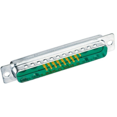 HARTING 7 Way Panel Mount D-sub Connector Plug