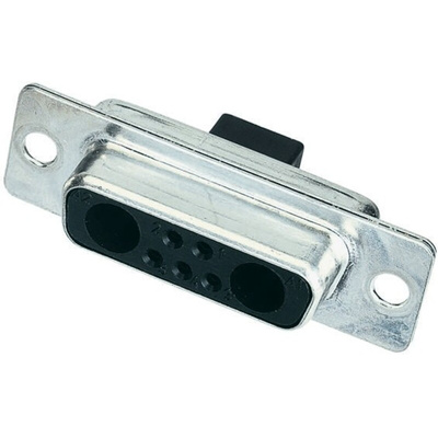HARTING 2 (Power/Coax), 5 (Signal) Way Cable Mount D-sub Connector Socket