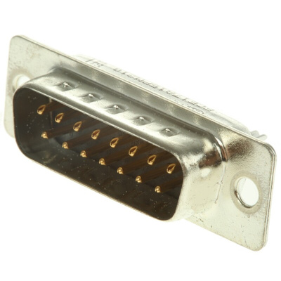Amphenol ICC FCE17 15 Way Panel Mount D-sub Connector Plug, 2.74mm Pitch
