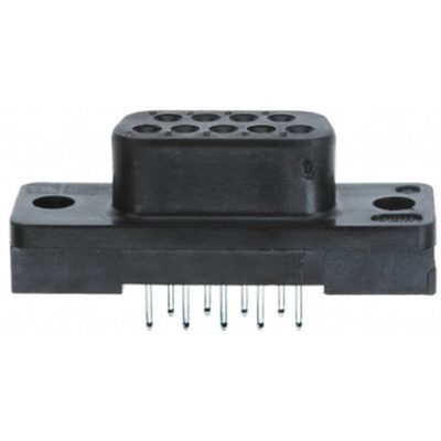 TE Connectivity Amplimite HD-20 9 Way Through Hole D-sub Connector Socket, 2.74mm Pitch, with 3.05 mounting hole