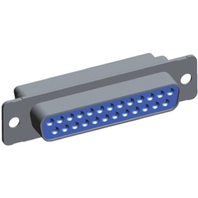 TE Connectivity Amplimite 109 25 Way Cable Mount D-sub Connector Socket
