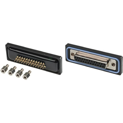 MH Connectors SDB 25 Way Through Hole D-sub Connector Socket