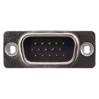 Amphenol ICC 10090928 15 Way Through Hole D-sub Connector Plug, 2.29mm Pitch