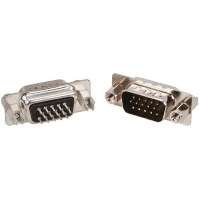 Amphenol FCI 10090928 26 Way Through Hole D-sub Connector Plug, 2.29mm Pitch