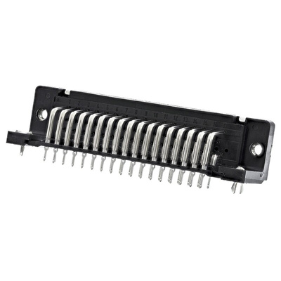 Harting D-Sub Standard 50 Way Right Angle Through Hole D-sub Connector Socket, 2.76mm Pitch, with 4-40 UNC Threaded