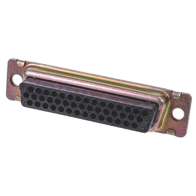 TE Connectivity Amplimite 90 44 Way Cable Mount D-sub Connector Socket