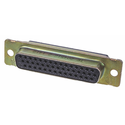 TE Connectivity Amplimite 90 44 Way Cable Mount D-sub Connector Socket