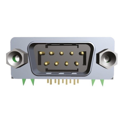 Wurth Elektronik 618 9 Way Right Angle Through Hole D-sub Connector Plug, 2.77mm Pitch